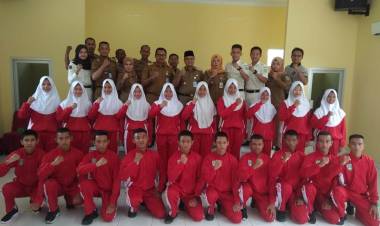 Lepas Peserta Seleksi Paskibraka Tingkat Provinsi, Ini Target Wawako Maulana