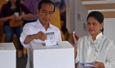 Jokowi Menang di TPS Tempatnya "Nyoblos"