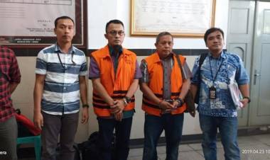 Dua Terpidana Suap Bupati Lamsel Dieskekusi KPK ke Lapas Sukamiskin 