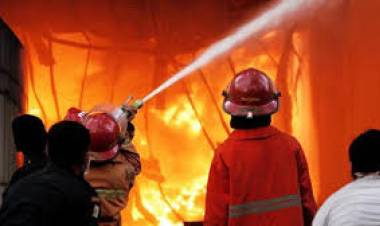 Polres Lampung Selatan Ludes Terbakar