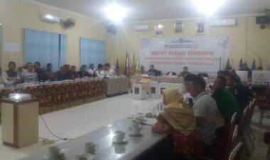Pleno KPU Sarolangun Baru Bahas Tiga Kecamatan