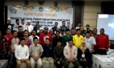 Peserta Pleno Sebut Pemilu Serentak di Jambi Aman dan Jurdil