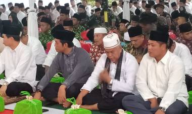 Sekda Muarojambi Hadiri Undangan Buka Puasa Bersama Pangdam II/Sriwijaya di Makodim 