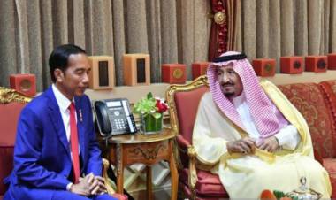 Raja Arab Salman Bin Abdulaziz Ucapkan Selamat Kepada Jokowi