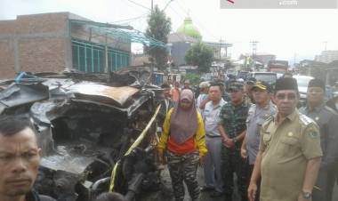 Mobil Terbakar Dua Warga Kota Lubuklinggau Tewas