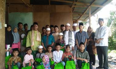 Gubernur Jambi Berikan Tali Asih Kepada 153 Anak Yatim Piatu