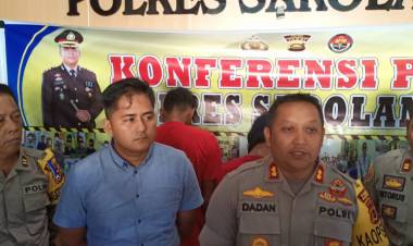 Dua Garong Todong Pakai Senpi, Motor dan HP Korban Dibawa Kabur