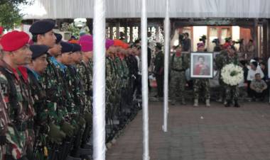 Upacara Penyemayaman Ani Yudhoyono di Cikeas Libatkan Puluhan Tentara