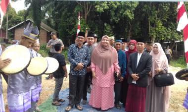 Bupati Masnah Halal Bihalal Warga Tiga Desa di Sekernan