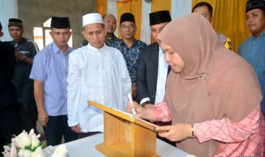 Bupati Resmikan Masjid Raudhatul Jannah Desa Kedotan