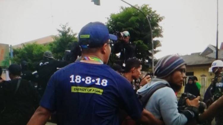 Petugas Pengamanan Api Asian Games Pukul Jurnalis Kompas TV, AJI Jambi Minta Polisi Bertindak 