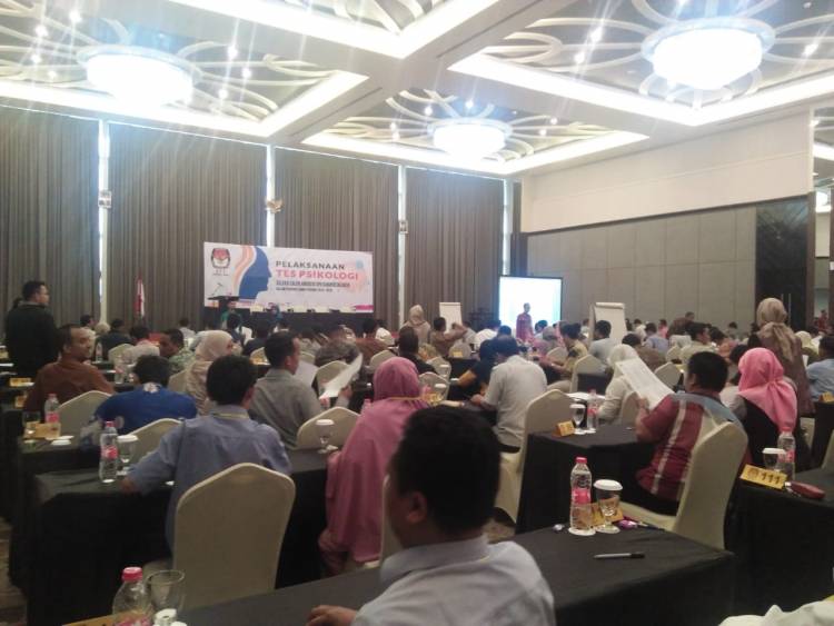 120 Peserta Calon Anggota KPU Kabupaten/Kota Ikuti Psikotes