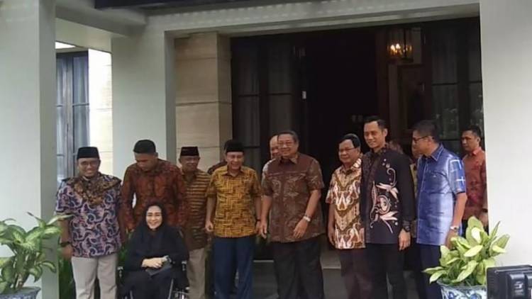 Prabowo Subianto Tiba di Kediaman SBY