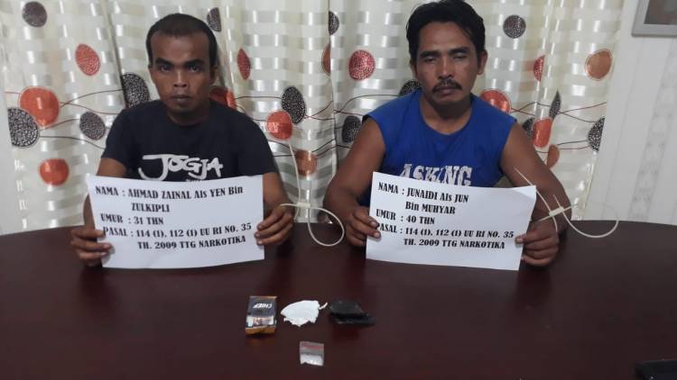 Begini Aksi Polisi Ringkus Dua Bandar Sabu Asal Sarolangun