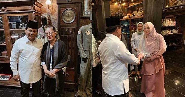 Begini Kunjungan Prabowo ke Keluarga Ahmad Dhani