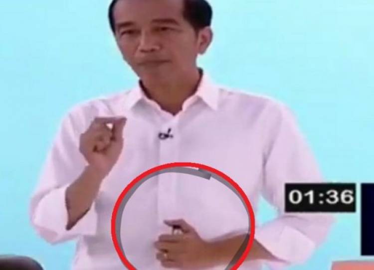 Begini Pengakuan Jokowi Terkait Tudingan Alat Bantu Debat