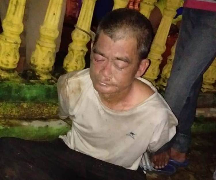 MIRIS! Bobol Kantor Kemenag Merangin, WNA Malaysia Ini Babak Belur