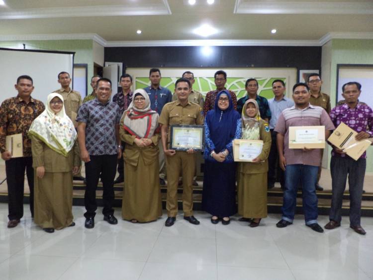HPSN 2019, DLHD Provinsi Jambi Ganjar Penghargaan Kepada Desa Dataran Kempas dan Petajen