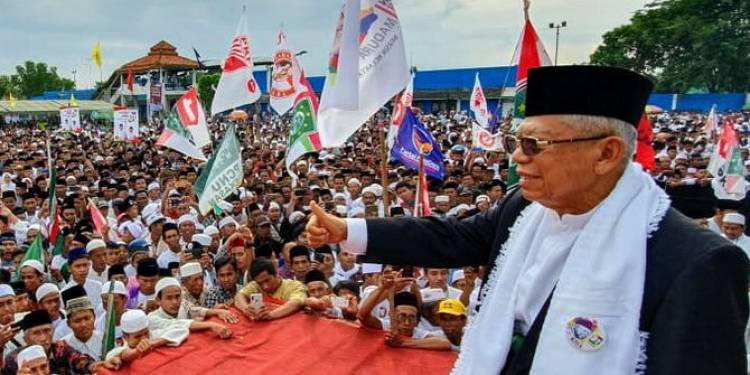 Kampanye di Garut, Maruf: Dulu Kalah, Sekarang Harus Menang!