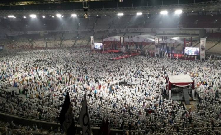 Kampanye Akbar Prabowo-Sandi, Zikir Hingga Selawat Badar Bergema dI GBK