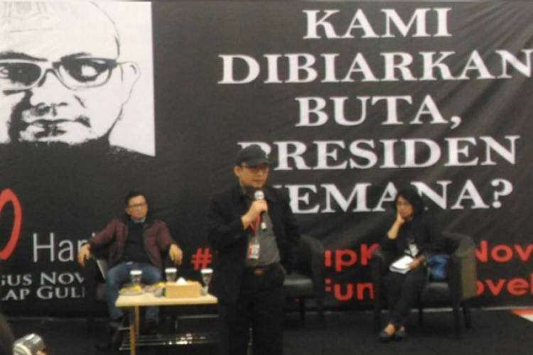 Wadah Pengawai KPK Gelar Pagelaran Musik #2TAHUNNOVEL