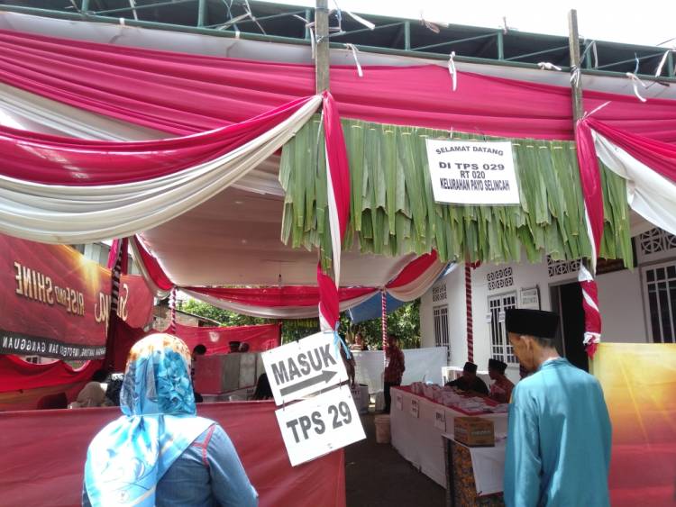 Begini Antusias Warga Ikuti PSU di TPS 29