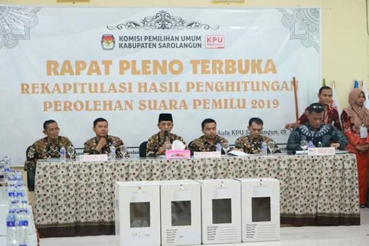 Pleno KPU Sarolangun Tinggal 3 Kecamatan Lagi