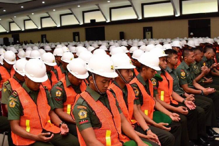 Kementerian PUPR Gelar Sertifikasi Kepada 1.173 Prajurit Zeni TNI AD