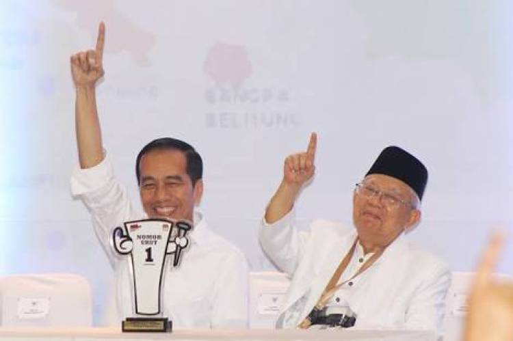 Selasa Dinihari KPU Tetapkan Jokowi-Amin Pemenang Pilpres 2019