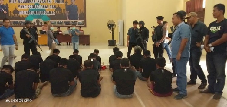 BREAKING NEWS!! Buat Rusuh, 18 Anggota SMB Diringkus Polisi