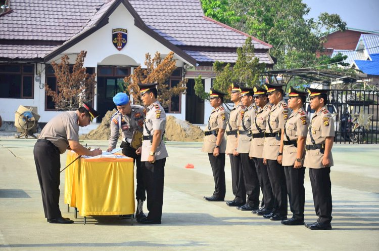 Empat Pejabat di Polres Tanjab Barat Dimutasi
