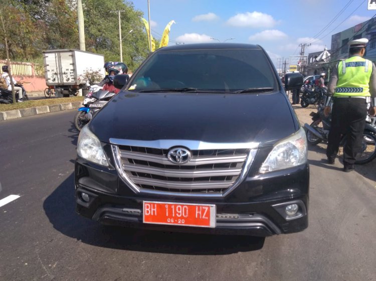Duh!! Kendaraan Dinas Provinsi Jambi di Terjaring Operasi Patuh