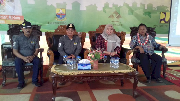 Bupati Masnah Dampingi Gubernur Jambi Fachrori Umar ke Desa Pulaumentaro Peringati Hapernas Ke-12 Tahun 2019