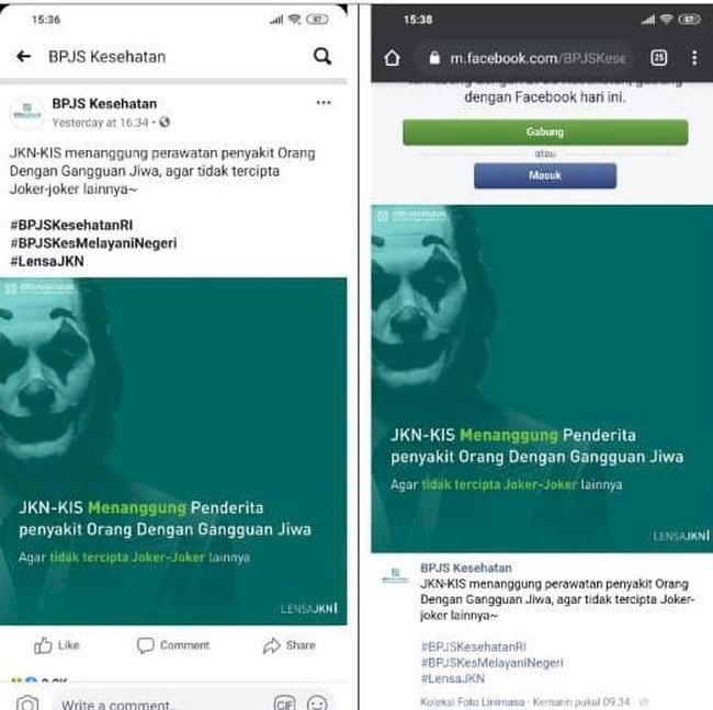 YLBHI Somasi BPJS Kesehatan Terkait Iklan Joker, ODGJ Bukan Pelaku Kriminal
