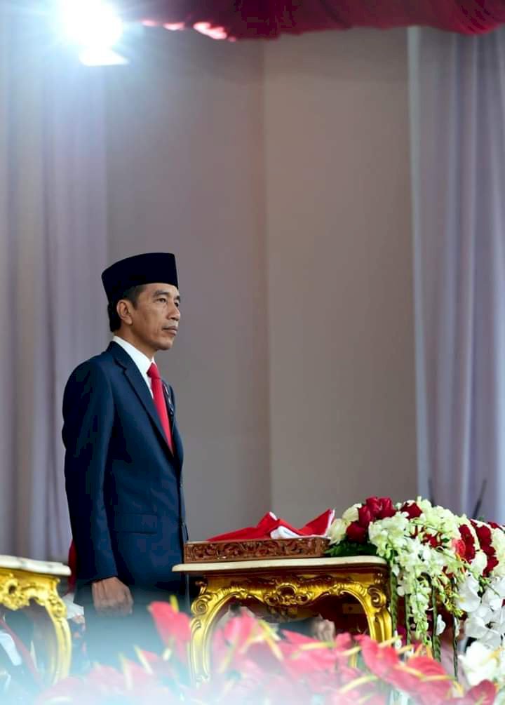 Pidato Jokowi: Pura babbara’ sompekku, Pura tangkisi’ golikku…” 