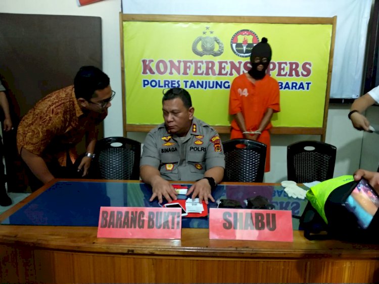 Diupah 25 juta, Kurir Sabu antar Pulau Diringkus Polres Tanjab Barat
