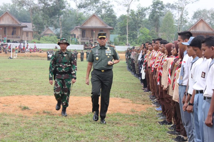 Geopark Kawasan Terpadu Kampung Madani SAD Akan Diresmikan Pimpinan TNI AD