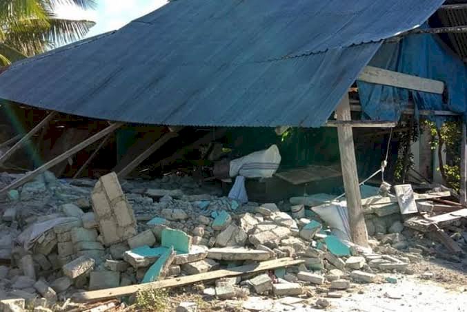 Tiga Gereja dan 15 Rumah Rusak Akibat Gempa Maluku Utara