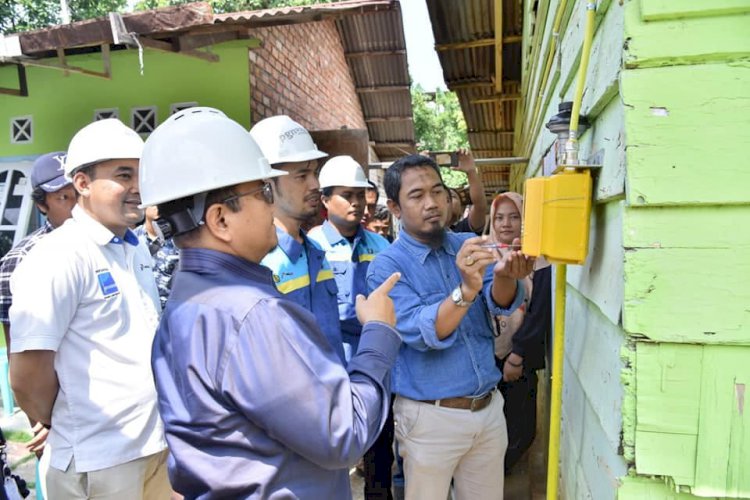 Tinjau Program City Gas, Wawako Maulana Berharap Jaringan Bisa Merata di Seluruh Kota Jambi