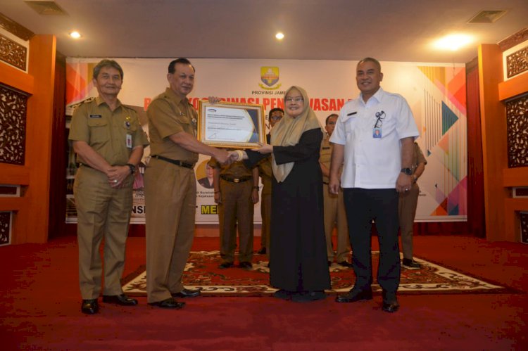 Pemprov Jambi Raih Penghargaan SPIP Level 3 Dari BPKP