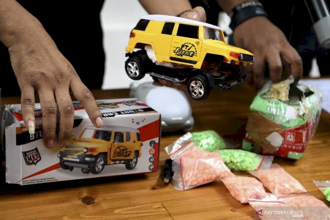 Begini Modus Peredaran Narkoba dengan Modus Mainan Anak Diungkap Polda Metro Jaya