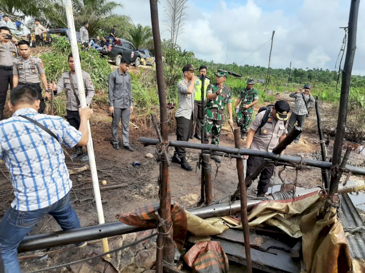 Operasi Illegal Drilling di Pauh Sarolangun, Tiga Pelaku Diringkus