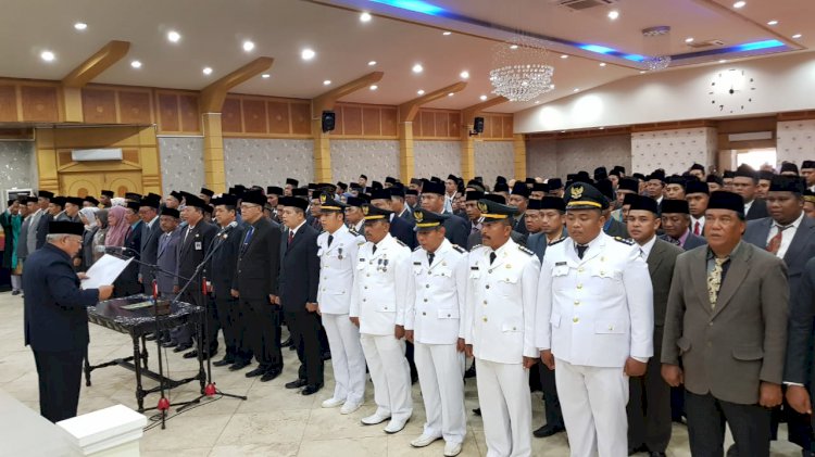 Jelang Akhir Jabatan, Safrial Rombak Kabinet Mulai Kepala Dinas Hingga Kasi