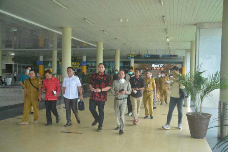 Cek Bandara Sultan Thaha Jambi, Pinto: Isu Virus Corona Jangan Dianggap Enteng!