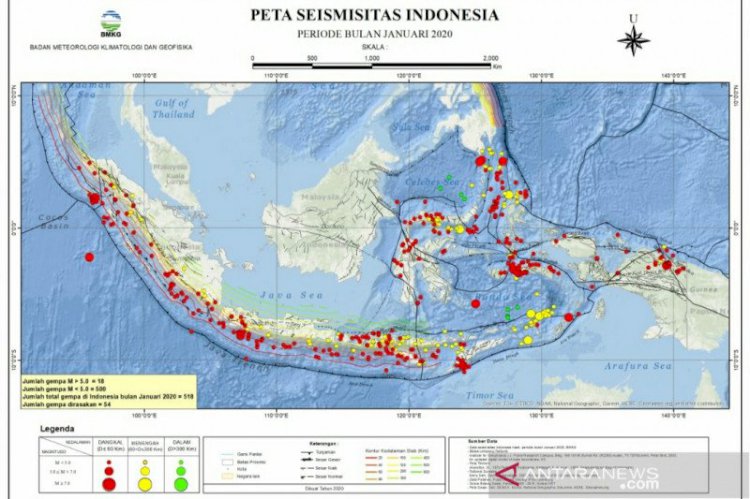 Pergeseran Zona Aktif, BMKG Sebut Kewajaran Indonesia Banyak Sumber Gempa