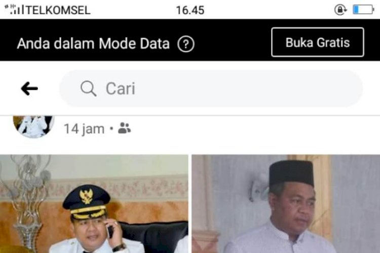 Waduh! Akun Fb Bupati Aceh Barat Dipalsukan, Modus Minta Nomor Hp