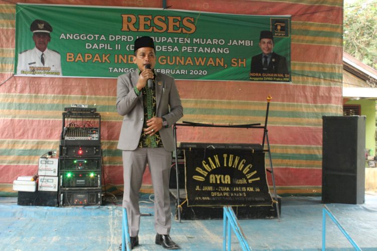 Reses di Dapil II Muarojambi, Indra Gunawan Serap Aspirasi Konstituen