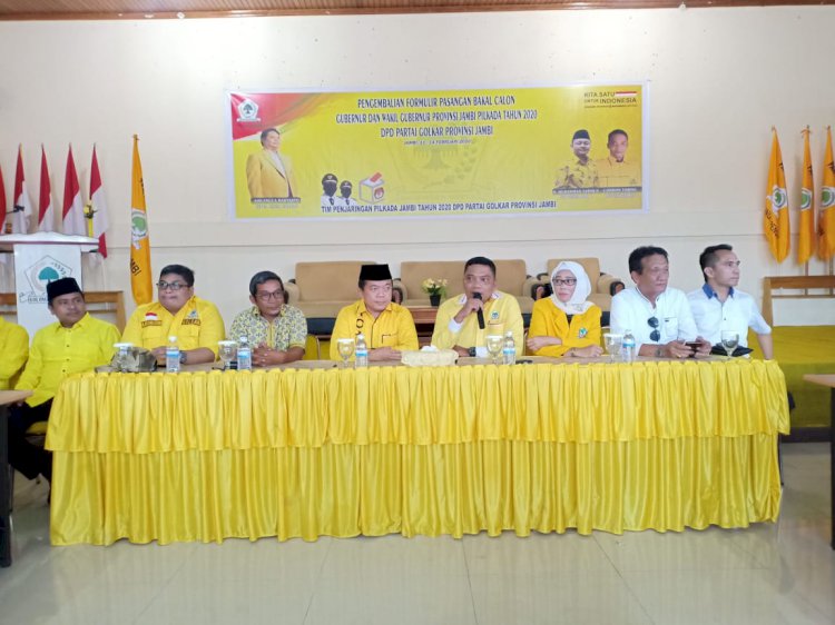 Kembalikan Formulir ke Golkar, Al Haris: Jangan Sampai Golkar Salah Pilih