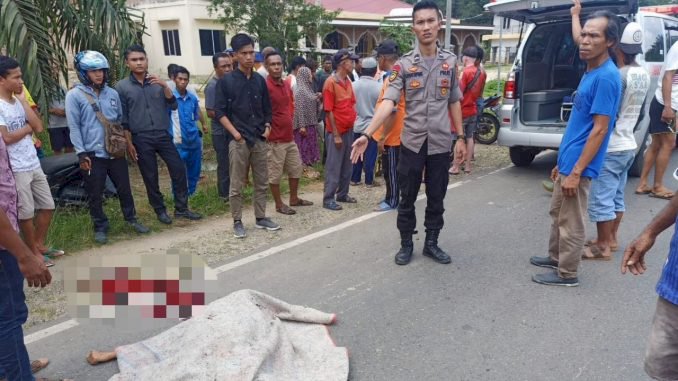 Minibus Innova Ini Seruduk Dua Pemotor, Satu Pengendara Tewas di Lokasi Kejadian