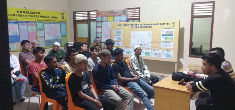Kasus Pengeroyokan Warga Sekernan Muarojambi Berakhir Damai di Polsek